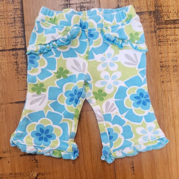 BUNDLE (5) Baby Girl Pants Footies Pink Purple Clothing Bundle NB 0-3 Months - Picture 2 of 13